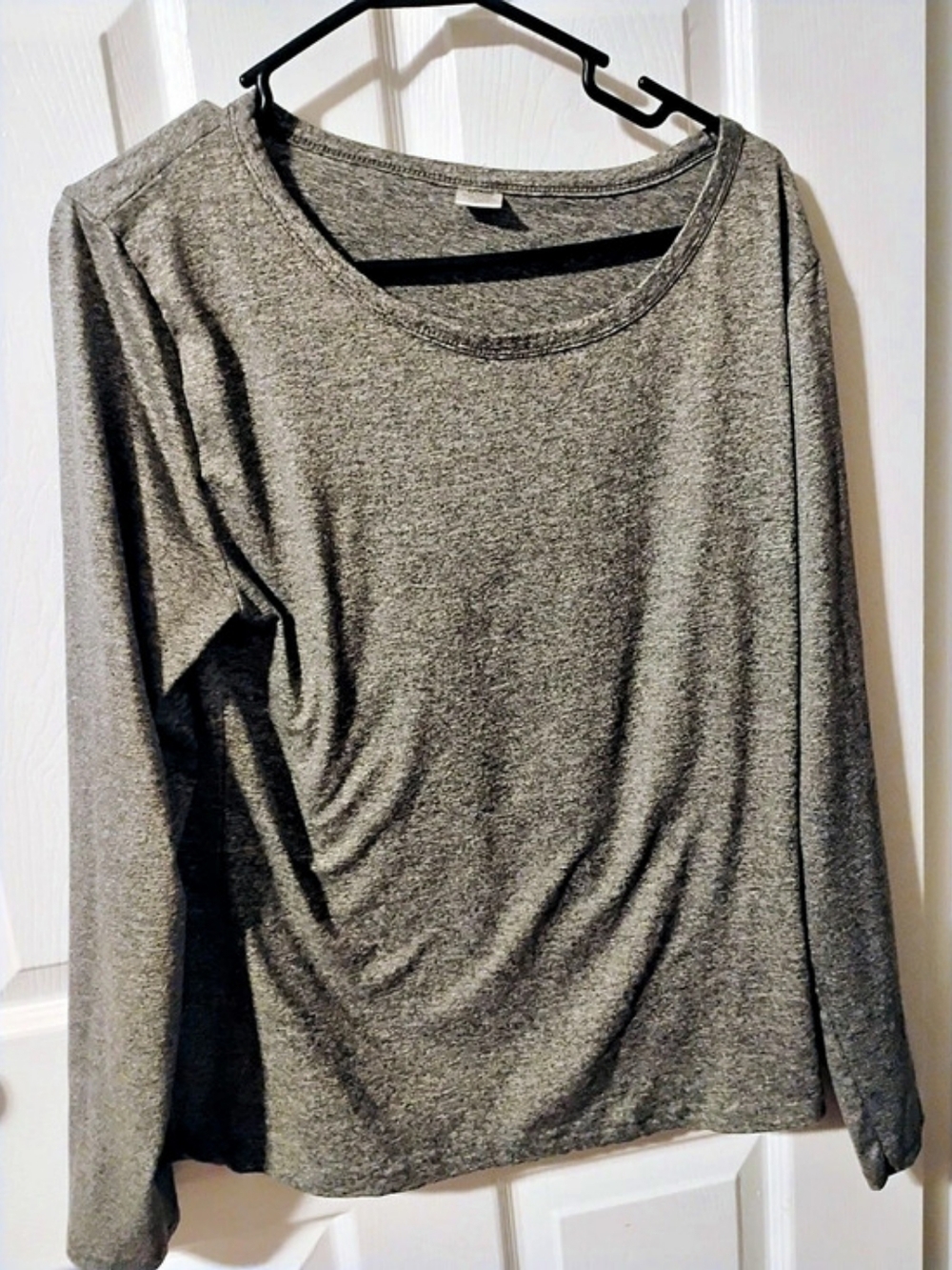 True Religion Long Sleeve Top in Gray XXL